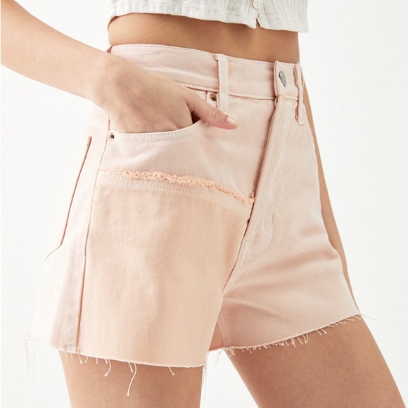 PacSun Pants - Pacsun peach pink ultra high rise vintage shorts 28